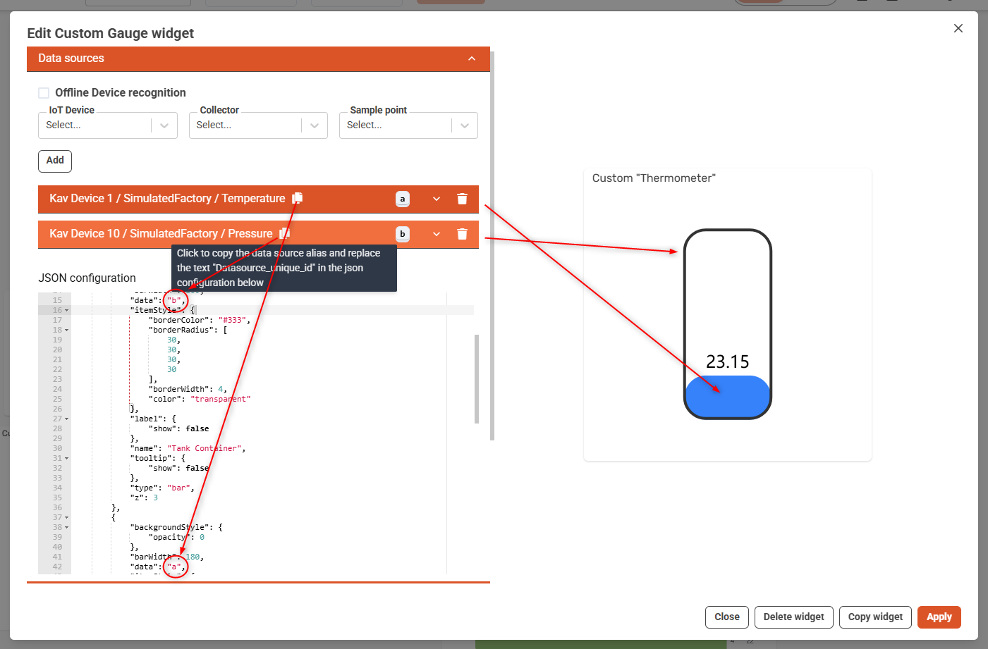 Custom Gauge Editing