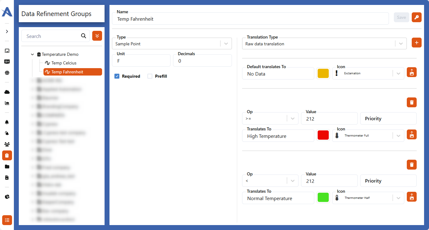 Fahrenheit Translation