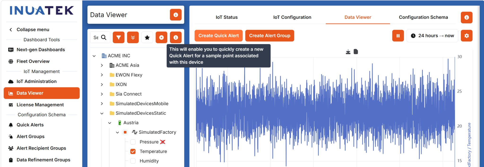 Create a Quick Alert from Data Viewer